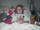 8 years 4 months. St. Lukes Hospital. Room 545B. Christmas, 1971.