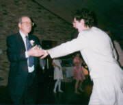 May 2, 1997 - Dad and Judy dance at Susy and Mikes wedding.