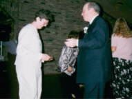May 2, 1997 - Dad and Judy dance at Susy and Mikes wedding.